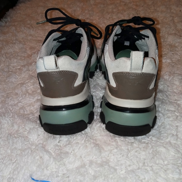 Michael Kors Men's Nick Sneakers Forest Green - Picture 3 of 5